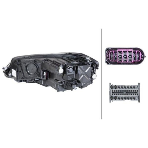 HELLA Hauptscheinwerfer 1EX 013 924-701 f&uuml;r VW, rechts