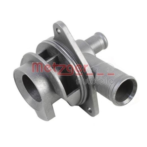 K&uuml;hlmittelflansch METZGER 4010195 f&uuml;r CITRO&Euml;N PEUGEOT, Wasserpumpe