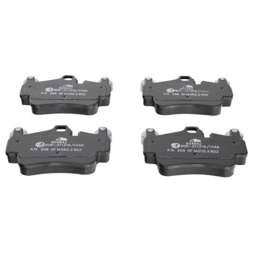Bremsbelagsatz, Scheibenbremse ATE 13.0460-4842.2 f&uuml;r PORSCHE, Hinterachse