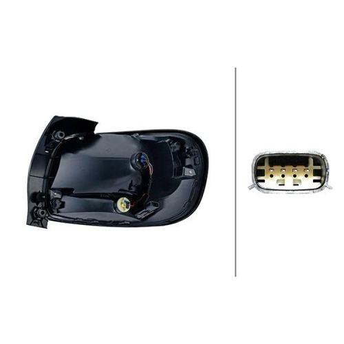 HELLA Heckleuchte 2SD 012 516-111 für CITROËN DS, links