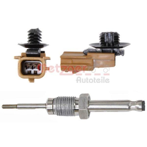 Sensor, Abgastemperatur METZGER 0894983 für NISSAN RENAULT, vor Abgasturbolader