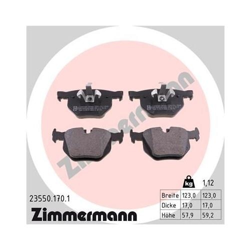 Bremsscheibe ZIMMERMANN 150.3430.52 SPORT Z f&uuml;r BMW BMW (BRILLIANCE)