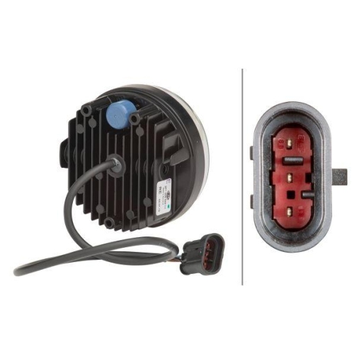 HELLA Tagfahrleuchte 2PT 009 599-141 f&uuml;r MERCEDES-BENZ SCANIA VAN HOOL VOLVO VDL