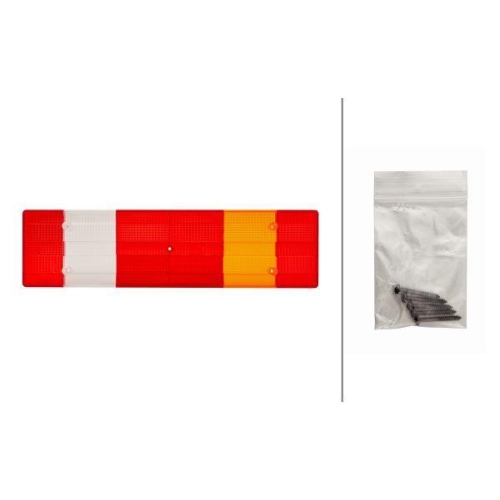 HELLA Lichtscheibe, Heckleuchte 9EL 134 296-041 f&uuml;r DAF MERCEDES-BENZ SCANIA