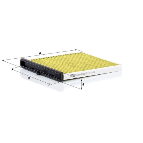 Filter, Innenraumluft MANN-FILTER FP 24 009 FreciousPlus f&uuml;r MAZDA