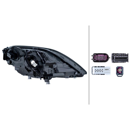 HELLA 1EX 016 351-711 Hauptscheinwerfer f&uuml;r PORSCHE, links