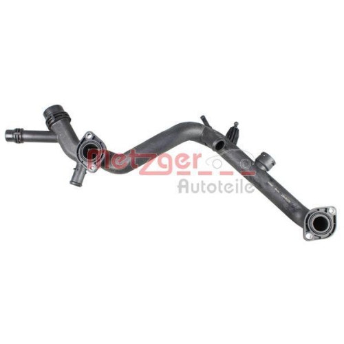 K&uuml;hlmittelrohrleitung METZGER 4010197 f&uuml;r AUDI, Zylinderkopf, vorne
