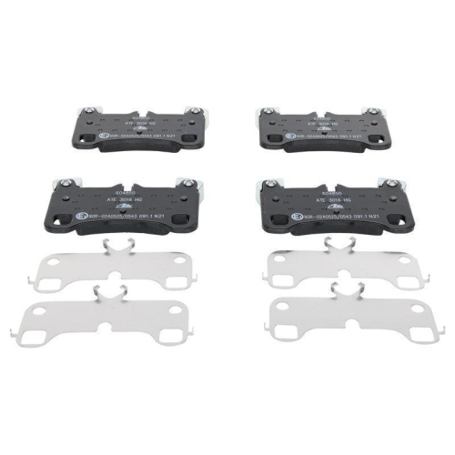 Bremsbelagsatz, Scheibenbremse ATE 13.0460-4850.2 f&uuml;r PORSCHE VAG, Hinterachse