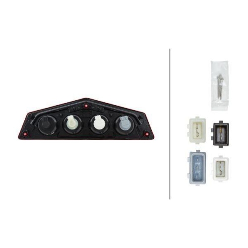 HELLA Heckleuchte 2VP 012 570-081 für, rechts