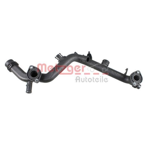 K&uuml;hlmittelrohrleitung METZGER 4010198 f&uuml;r AUDI, Zylinderkopf, vorne