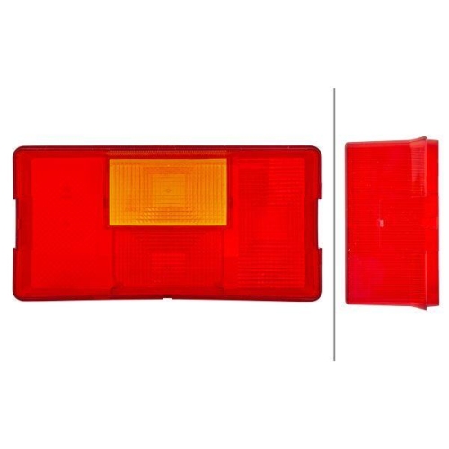 HELLA Lichtscheibe, Heckleuchte 9EL 136 819-011 f&uuml;r DAF GOLDHOFER LAMBERET