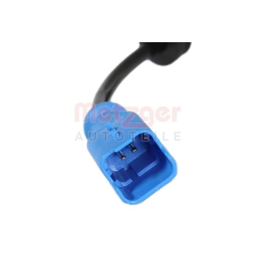 Sensor, Raddrehzahl METZGER 09001518 f&uuml;r PEUGEOT, Hinterachse links