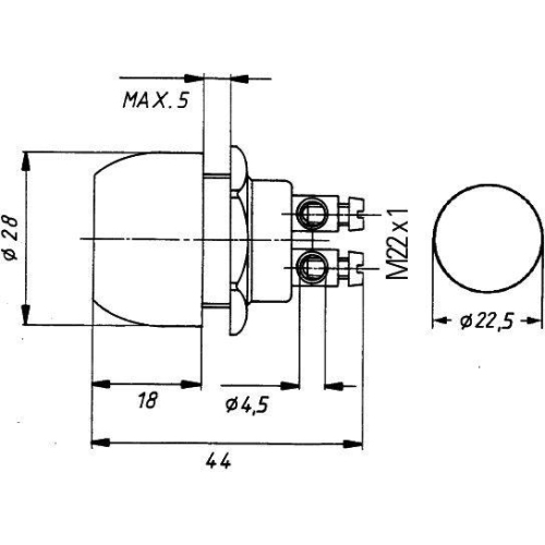 HELLA Z&uuml;nd-/Startschalter 6JF 001 571-151 f&uuml;r