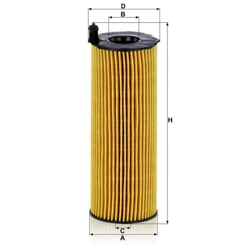 &Ouml;lfilter MANN-FILTER HU 831 x f&uuml;r VAG