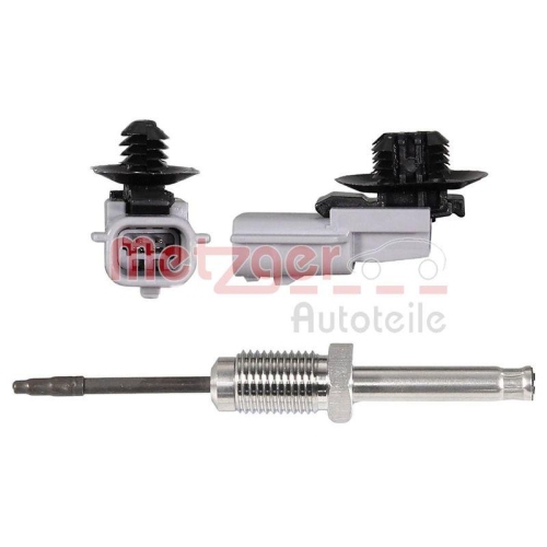 Sensor, Abgastemperatur METZGER 0894987 f&uuml;r RENAULT, Ru&szlig;partikelfilter