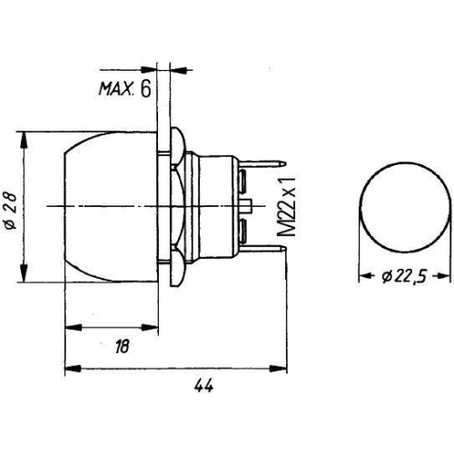 HELLA Z&uuml;nd-/Startschalter 6JF 001 571-161 f&uuml;r VDL