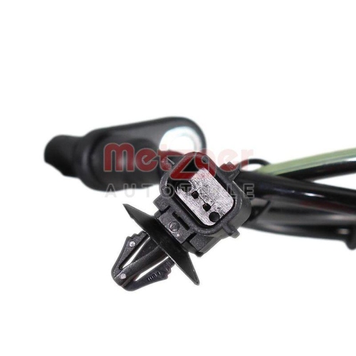 Sensor, Raddrehzahl METZGER 09001520 f&uuml;r NISSAN, Hinterachse rechts
