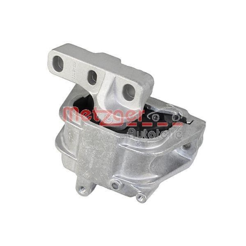 Lagerung, Motor METZGER 8053837 f&uuml;r AUDI SEAT SKODA VW, getriebeseitig, rechts