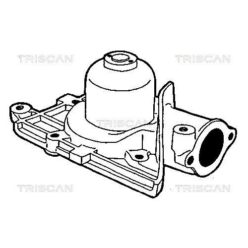 Wasserpumpe, Motork&uuml;hlung TRISCAN 8600 15841 f&uuml;r SEAT