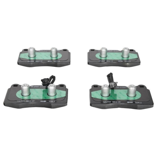 Bremsbelagsatz, Scheibenbremse ATE 13.0460-4854.2 f&uuml;r FIAT, Vorderachse