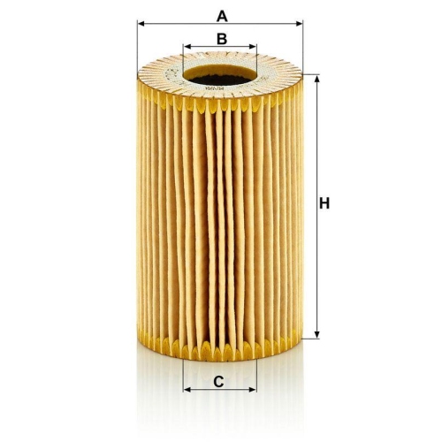 &Ouml;lfilter MANN-FILTER HU 7008 z f&uuml;r VAG LINDE