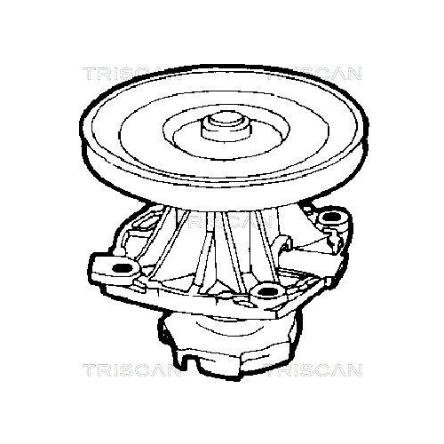 Wasserpumpe, Motork&uuml;hlung TRISCAN 8600 15873 f&uuml;r FIAT LANCIA
