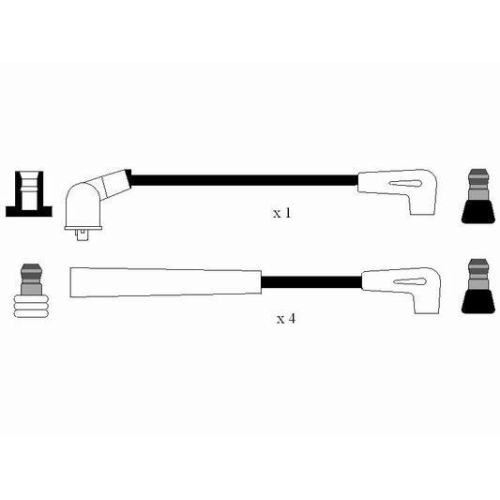 Z&uuml;ndleitungssatz NGK 0615 f&uuml;r FORD, f&uuml;r Fahrzeuge mit Z&uuml;ndverteiler