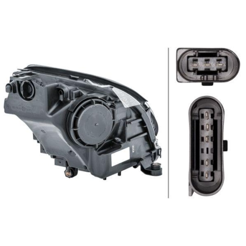 HELLA Hauptscheinwerfer 1EL 263 037-011 für MERCEDES-BENZ, links