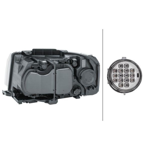 HELLA Hauptscheinwerfer 1EF 354 025-101 für LAND ROVER, rechts