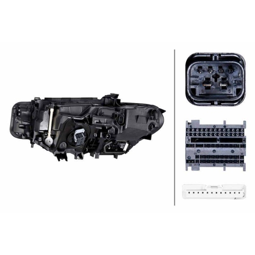 HELLA Hauptscheinwerfer 1EX 016 808-761 für BMW, rechts