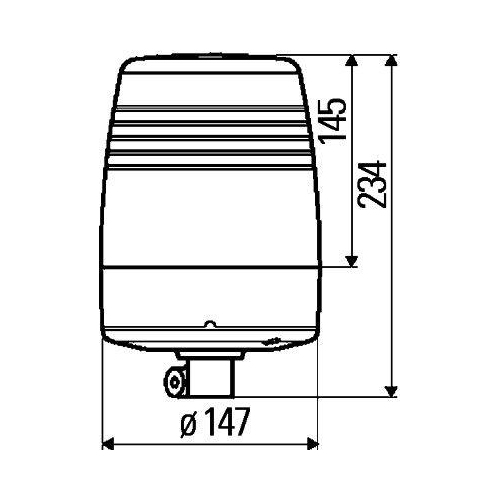 HELLA Rundumkennleuchte 2RL 008 967-031 für