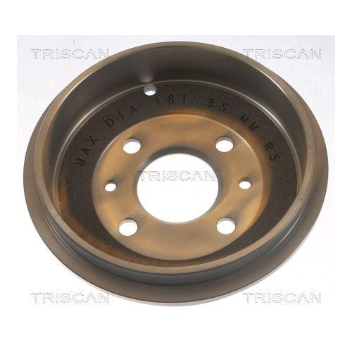 Bremstrommel TRISCAN 8120 15203C f&uuml;r FIAT FORD LANCIA, Hinterachse