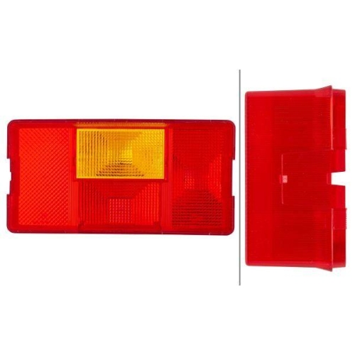 HELLA Lichtscheibe, Heckleuchte 9EL 137 792-031 f&uuml;r GOLDHOFER, rechts