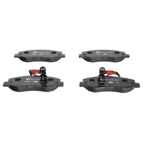 Bremsbelagsatz, Scheibenbremse ATE 13.0460-4857.2 f&uuml;r OPEL RENAULT VAUXHALL