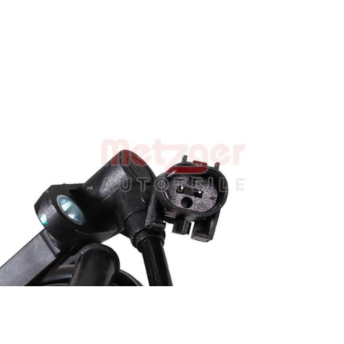 Sensor, Raddrehzahl METZGER 09001524 f&uuml;r ALFA ROMEO, Vorderachse links