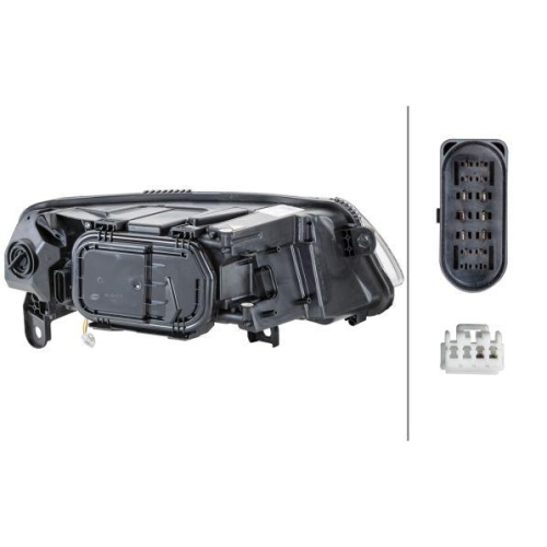 HELLA Hauptscheinwerfer 1LL 009 925-531 für AUDI VW AUDI (FAW), links