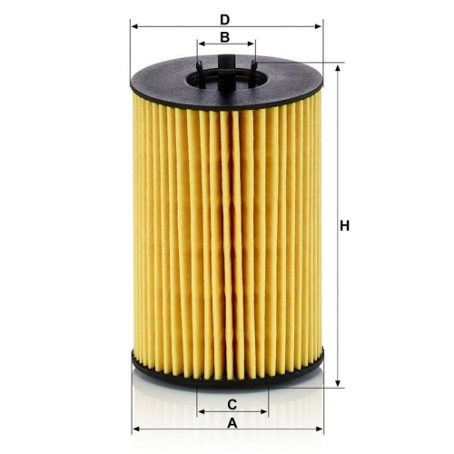 &Ouml;lfilter MANN-FILTER HU 7020 z f&uuml;r VAG