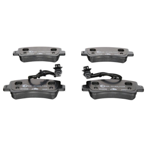 Bremsbelagsatz, Scheibenbremse ATE 13.0460-4858.2 f&uuml;r NISSAN OPEL RENAULT