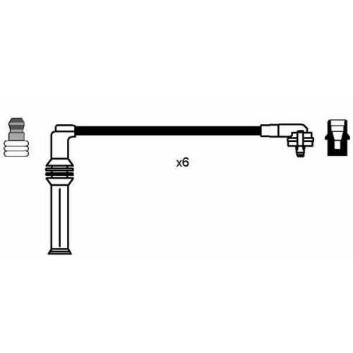 Z&uuml;ndleitungssatz NGK 0631 f&uuml;r
