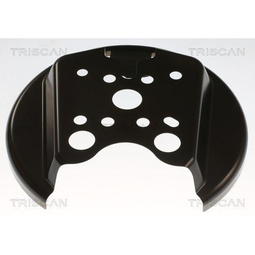 Spritzblech, Bremsscheibe TRISCAN 8125 28201 f&uuml;r PEUGEOT, Hinterachse