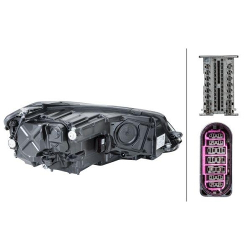 HELLA Hauptscheinwerfer 1LX 013 924-711 f&uuml;r VW, links