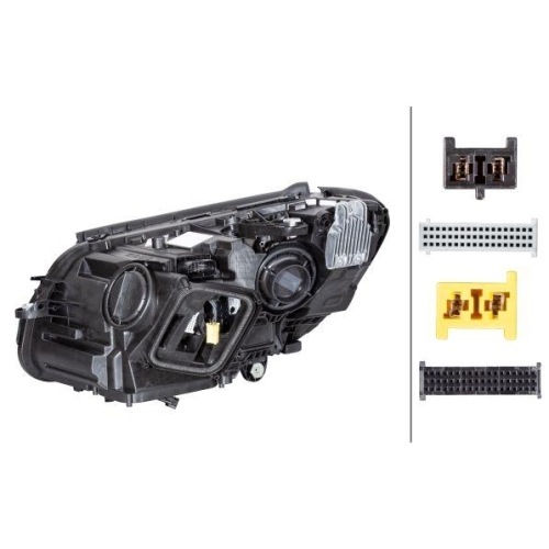 HELLA Hauptscheinwerfer 1EX 013 063-621 für MERCEDES-BENZ, rechts