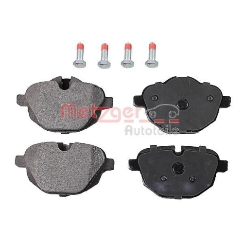 Bremsbelagsatz, Scheibenbremse METZGER 1170784 GREENPARTS f&uuml;r BMW, Hinterachse