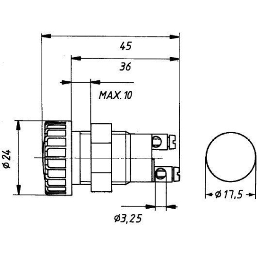 HELLA Kontrollleuchte 2AA 008 592-021 für SCHWARZMÜLLER