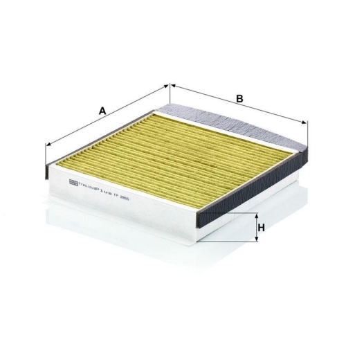 Filter, Innenraumluft MANN-FILTER FP 2855 FreciousPlus f&uuml;r VOLVO