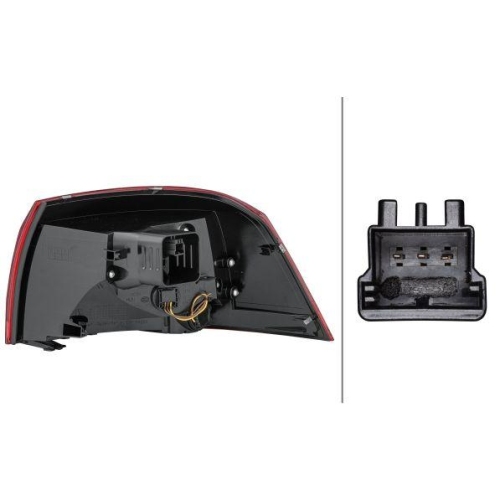 HELLA Heckleuchte 2SD 010 970-031 für VW, links