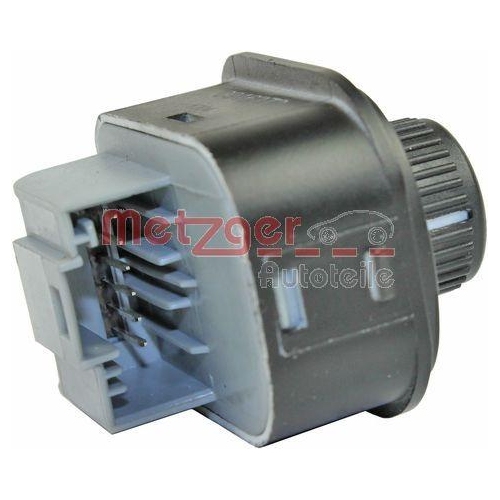 Schalter, Au&szlig;enspiegelverstellung METZGER 0916372 GREENPARTS f&uuml;r VAG, vorne