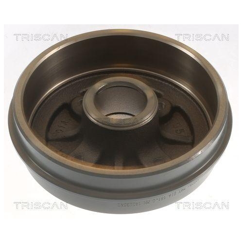 Bremstrommel TRISCAN 8120 28208C f&uuml;r CITRO&Euml;N PEUGEOT, Hinterachse