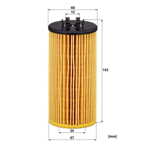 &Ouml;lfilter MANN-FILTER HU 835/1 z f&uuml;r VAG