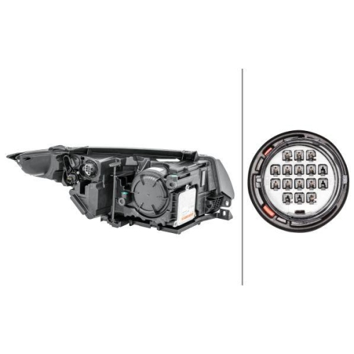 HELLA Hauptscheinwerfer 1LL 354 806-031 für FORD LAND ROVER, links